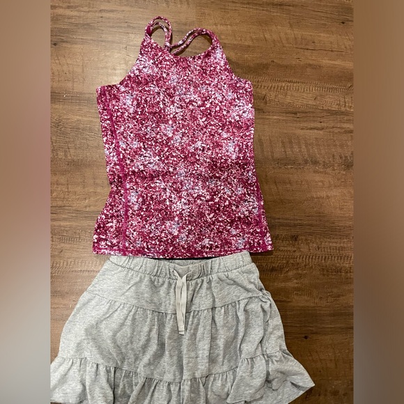 Girls athletic tank top and skort - Picture 1 of 2
